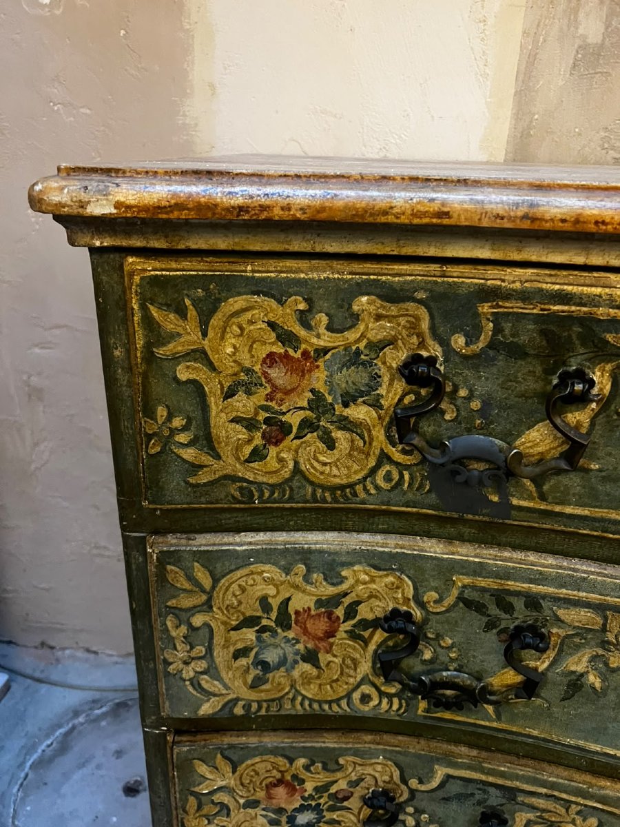 Painted Chest Of Drawers With Three Drawers-photo-8