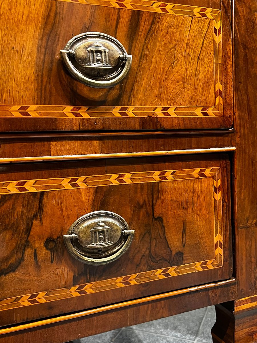 18th-century Inlaid Chest Of Drawers-photo-2