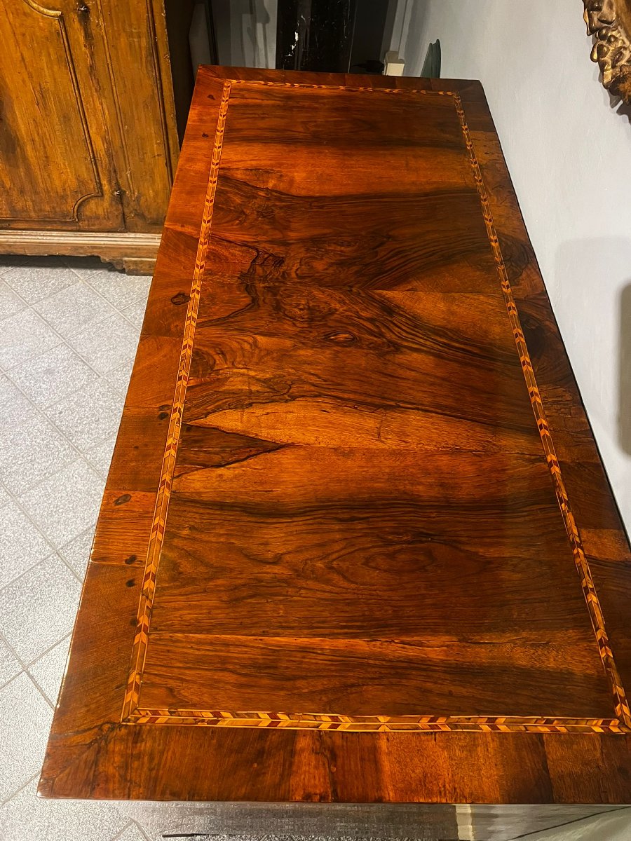 18th-century Inlaid Chest Of Drawers-photo-4