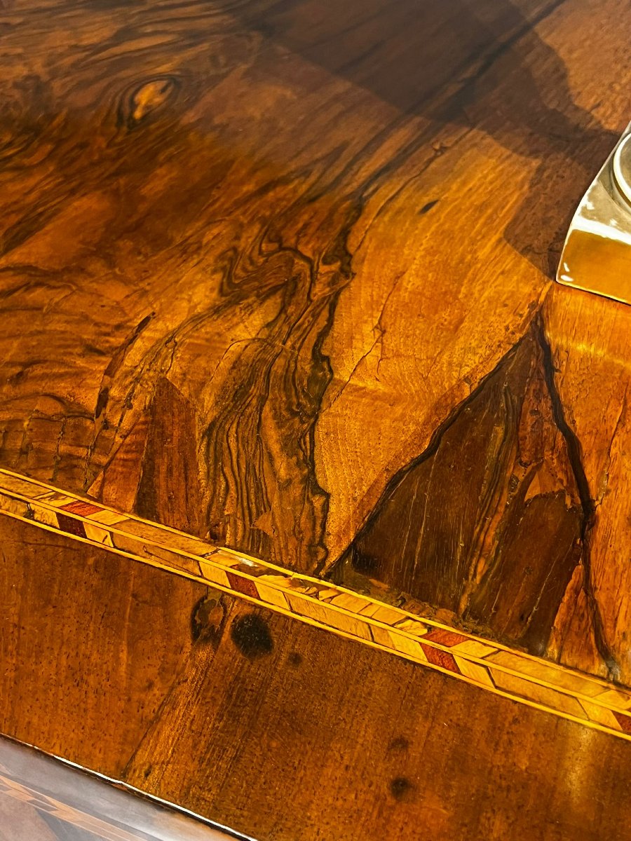 18th-century Inlaid Chest Of Drawers-photo-7