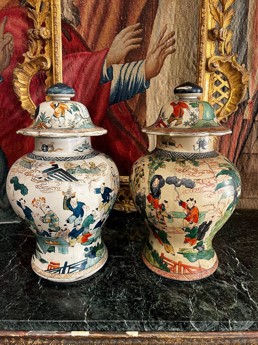 Pair Of Chinese Vases-photo-2
