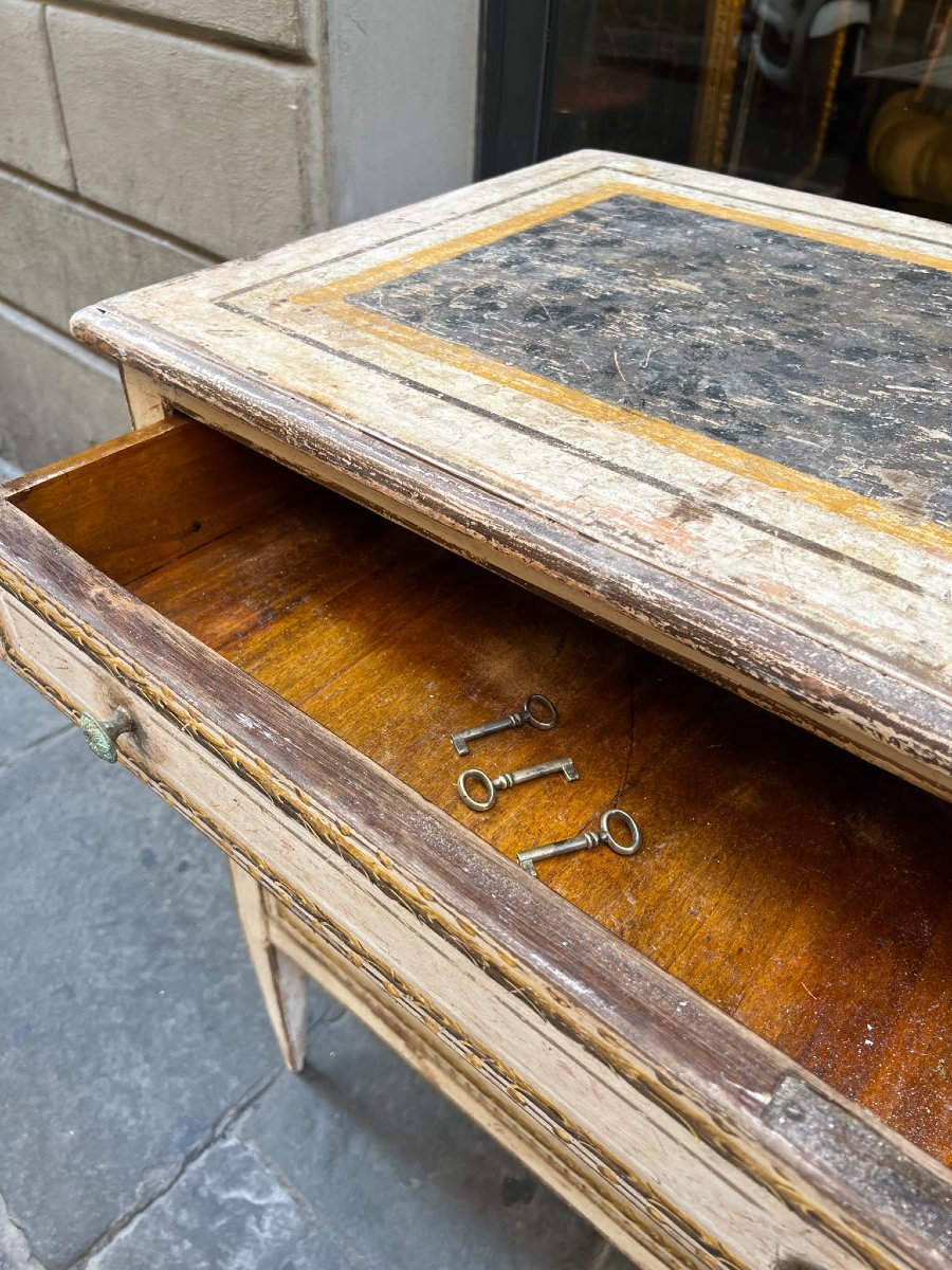 18th-century Lacquered Chest Of Drawers-photo-4