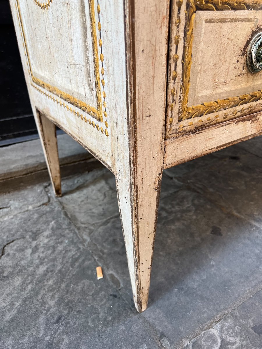 18th-century Lacquered Chest Of Drawers-photo-5
