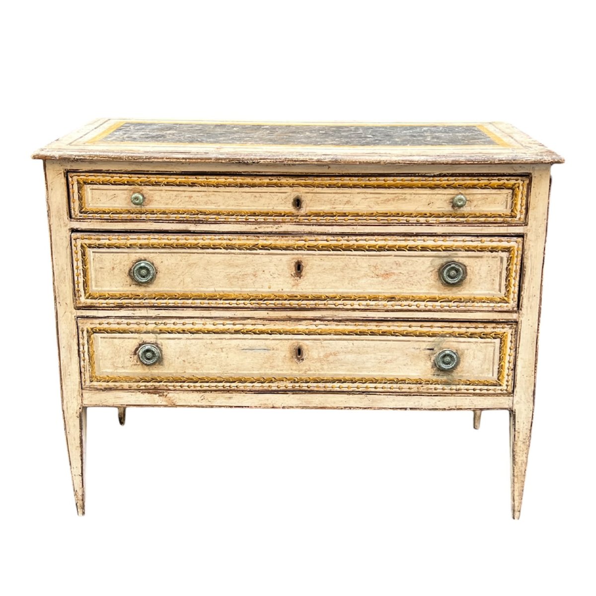 18th-century Lacquered Chest Of Drawers