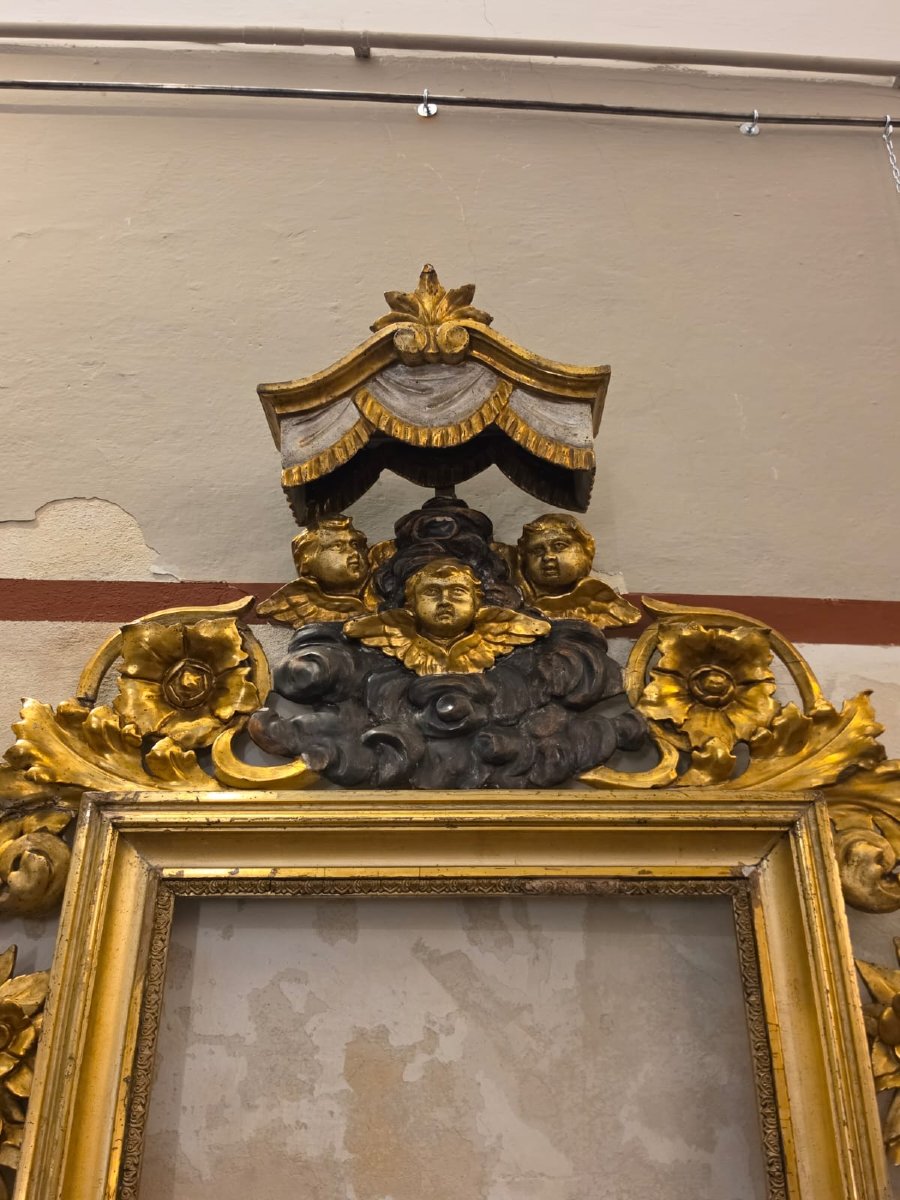 Cadre doré et sculpté-photo-2