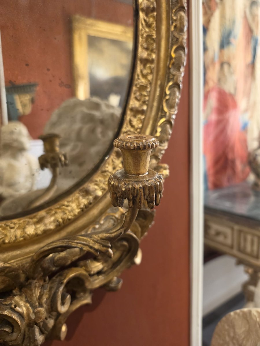 Paire de miroirs ovales-photo-1