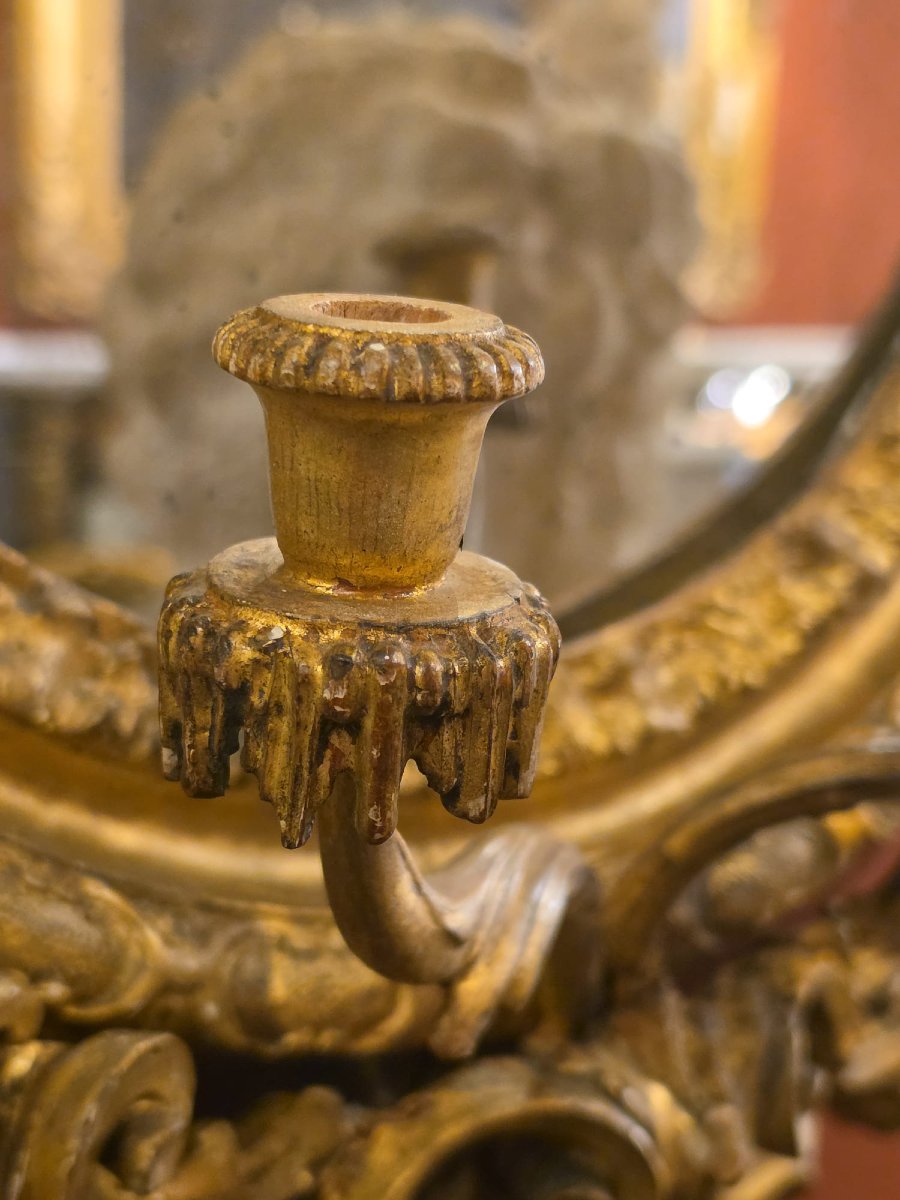 Paire de miroirs ovales-photo-2