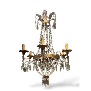 Lustre à six lumières du XXe siècle