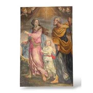 Peinture de la Sainte Famille