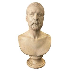 Male Bust In Plaster