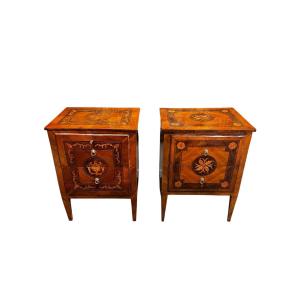 Pair Of Louis XVI-style Nightstands