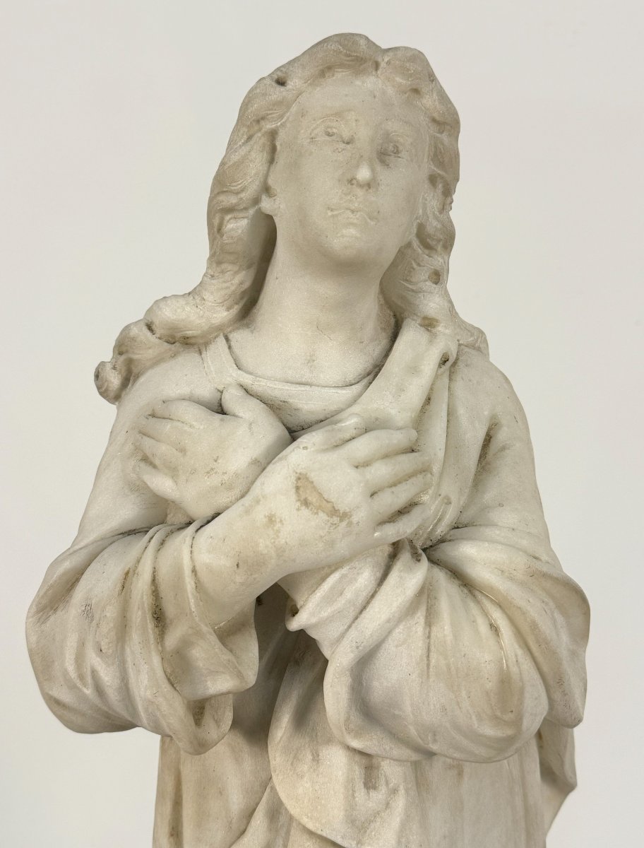 Anonymous, 18th Century "praying Virgin"-photo-3