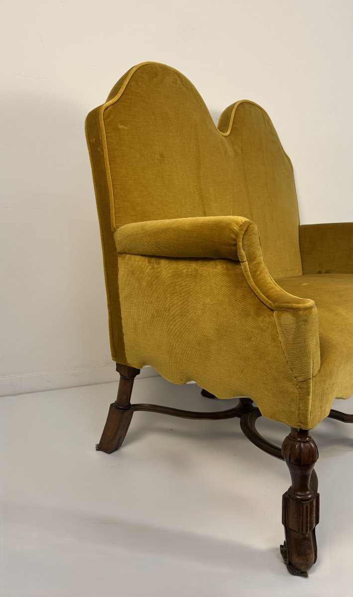 Two-seater Sofa, 19th Century-photo-4
