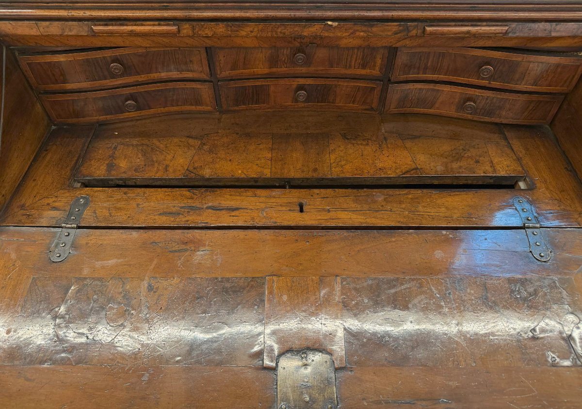Trumeau Veneered In Briar, Lombardy, 18th Century-photo-2