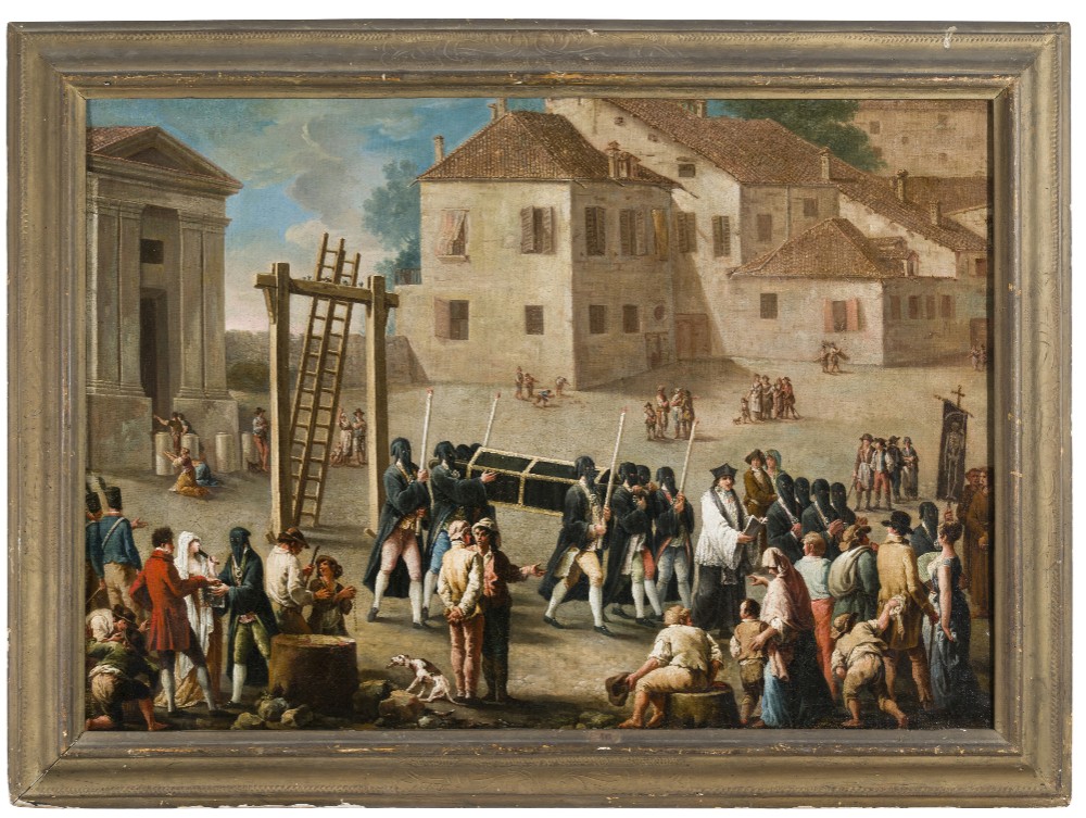 18th Century School, Enrico Albricci's Circle "the Funeral Of The Condemned"