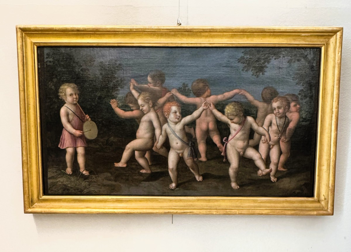 Anonyme du XVIe siècle a) Ronde d'enfants b) Danse d'enfants sous une couronne de corail