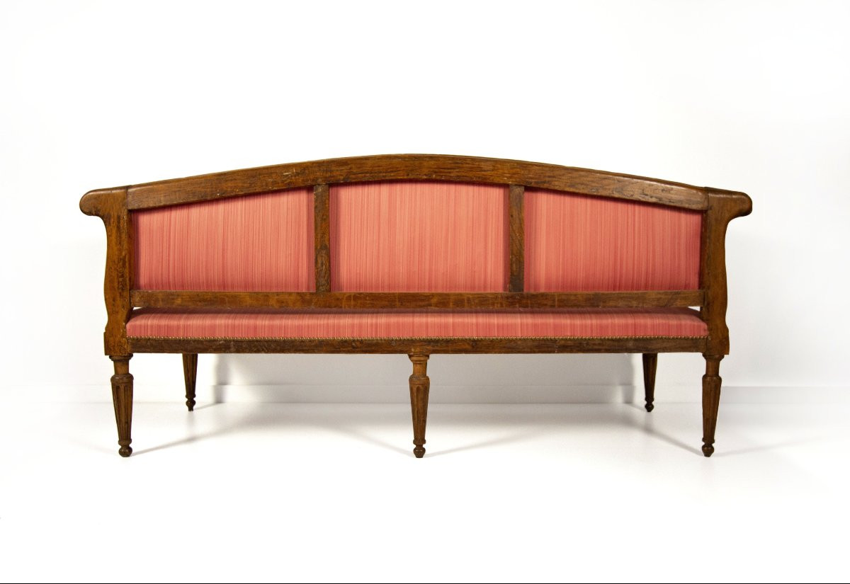 Walnut Sofa, Veneto, Late 18th Century-photo-2