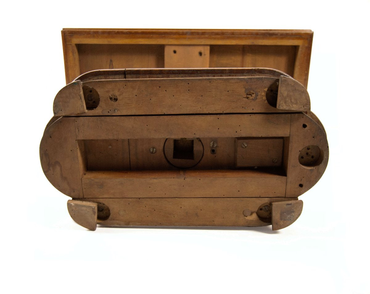 Table basse en noyer, XXe siècle-photo-1