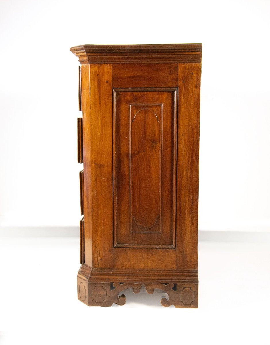 Walnut Chest Of Drawers, Lombardy, Early 18th Century-photo-2