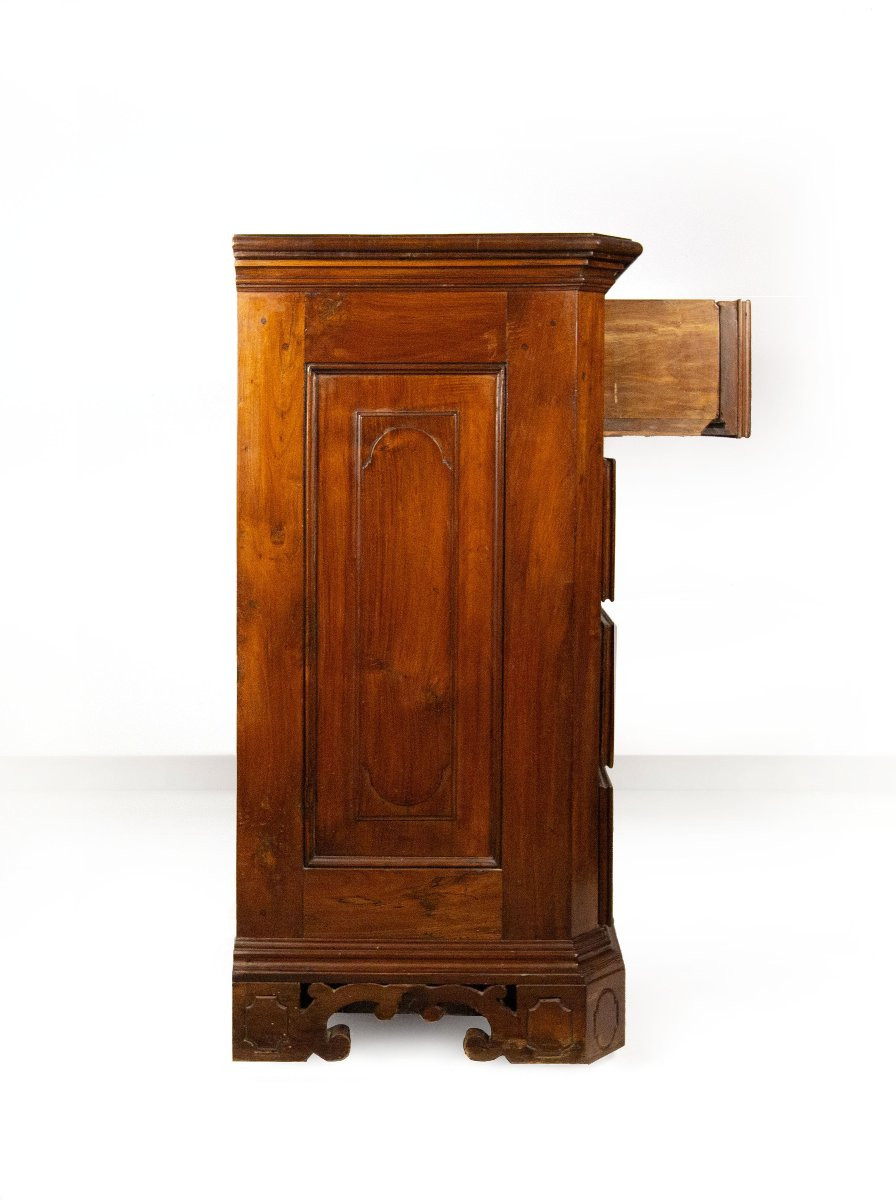 Walnut Chest Of Drawers, Lombardy, Early 18th Century-photo-2