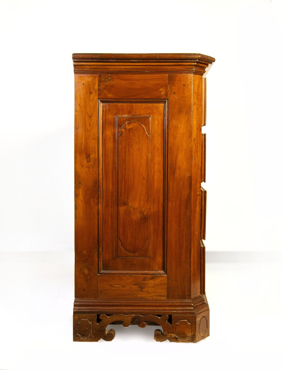 Walnut Chest Of Drawers, Lombardy, Early 18th Century-photo-3