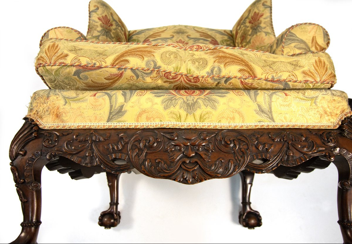 Mahogany Armchair, England, 19th Century-photo-1