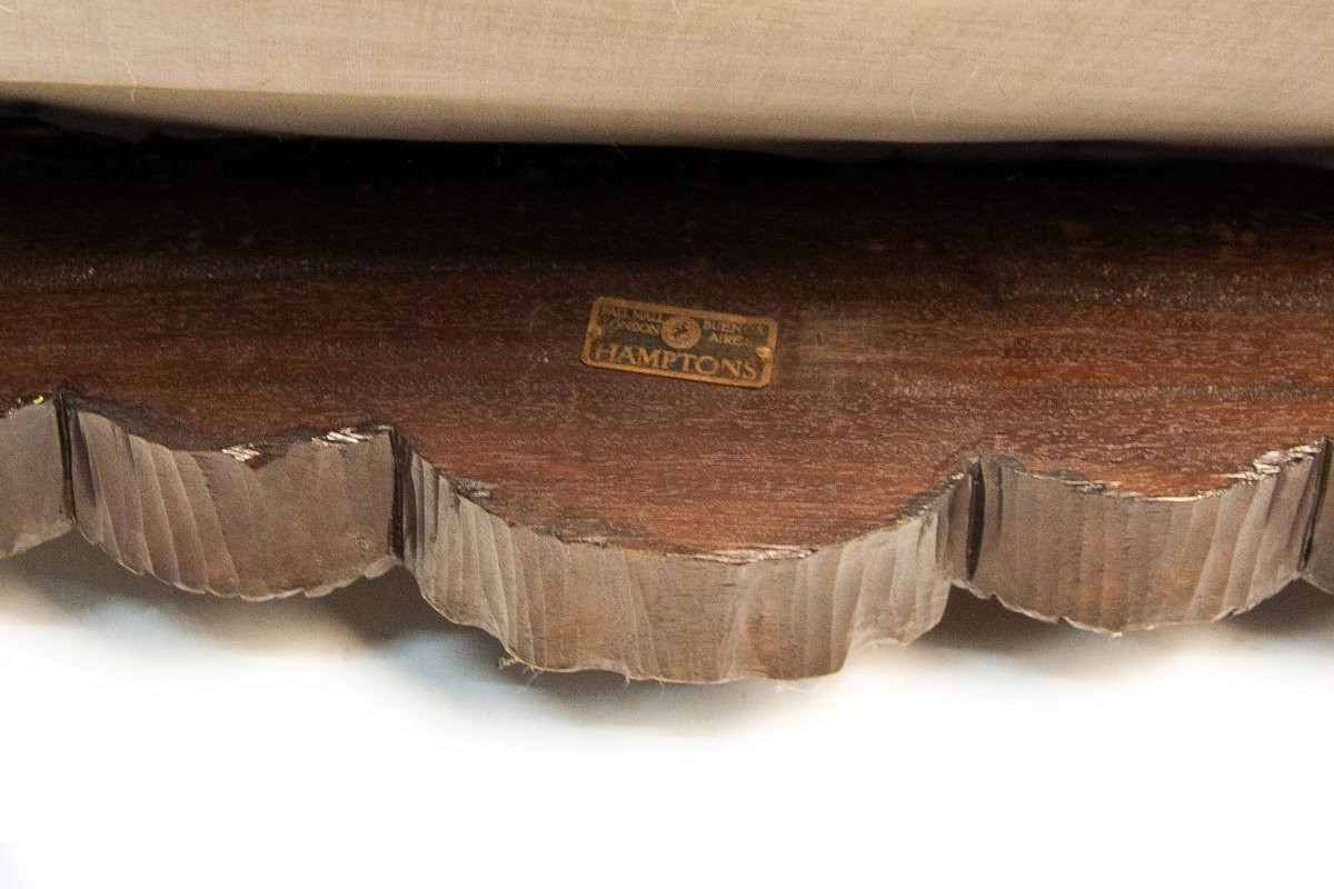 Mahogany Armchair, England, 19th Century-photo-5