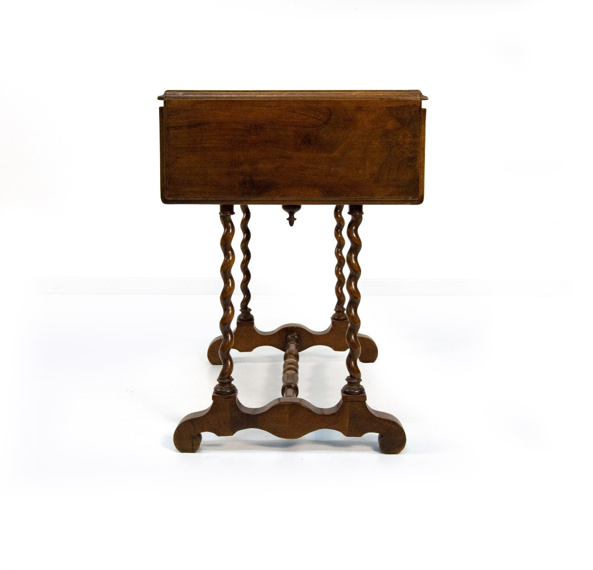 Petit bureau à abattants en acajou du XIXe siècle-photo-4