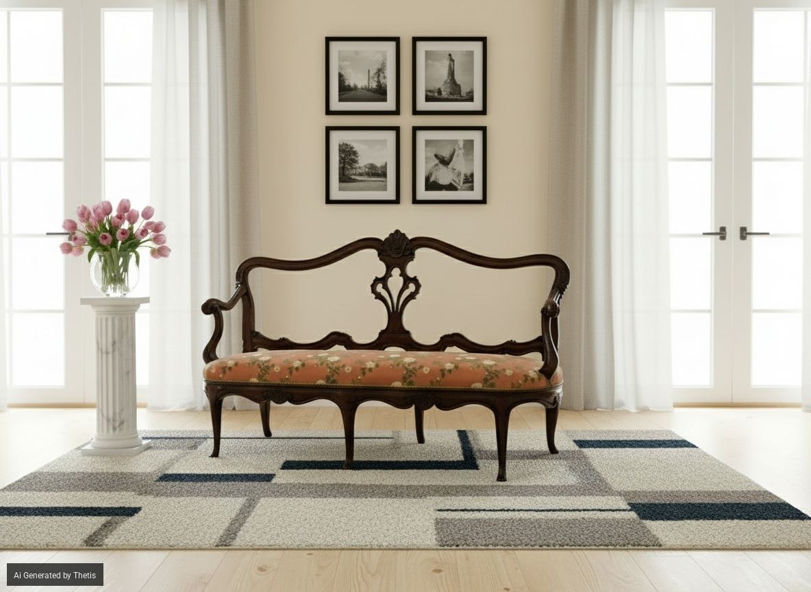 Walnut Sofa, Veneto, 18th Century-photo-4