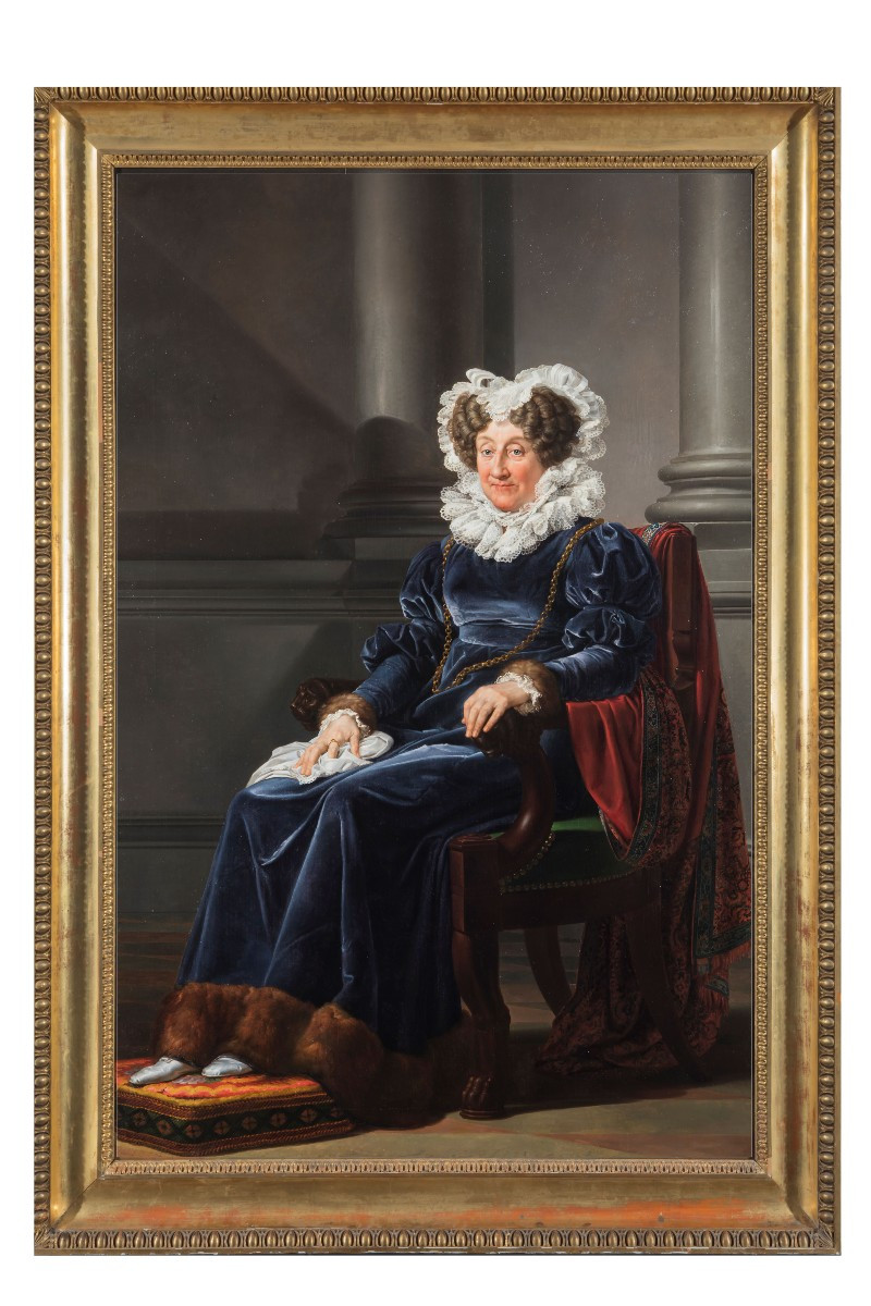 Pelagio Palagi (bologna, 1775 - Turin, 1860) "portrait Of Duchess Rosina Serbelloni"