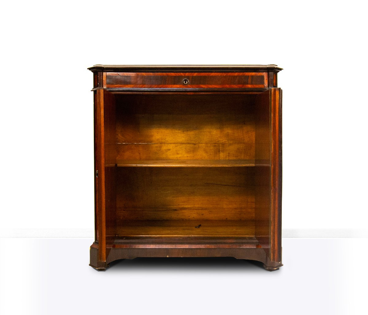 Buffet plaqué et incrusté de différentes essences de bois-photo-3