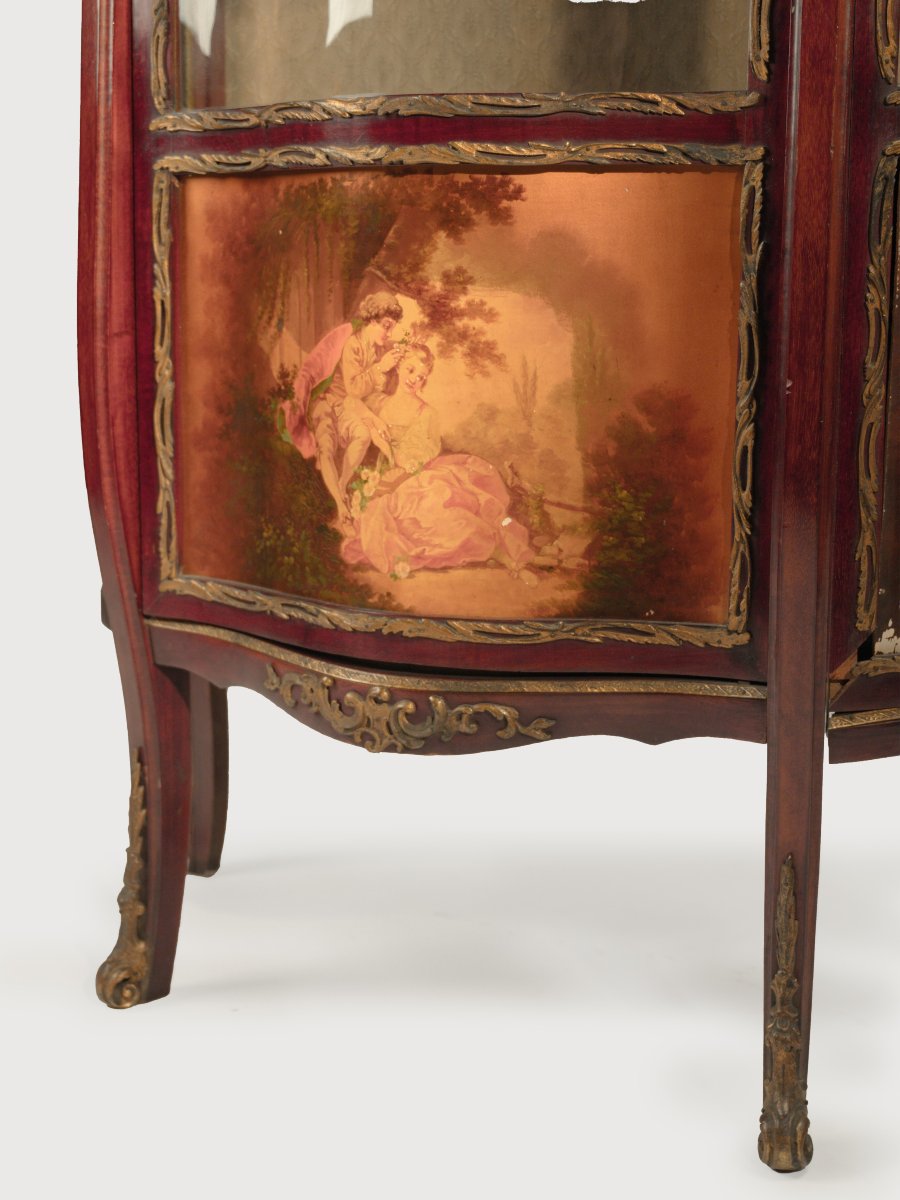 Mahogany Display Cabinet, France, Second Half Of The 19th Century,-photo-1