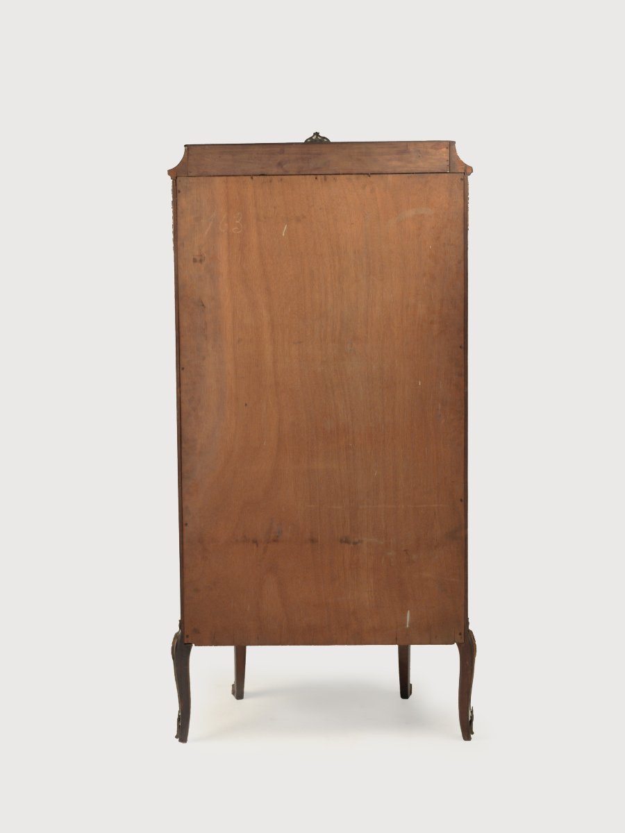 Mahogany Display Cabinet, France, Second Half Of The 19th Century,-photo-2