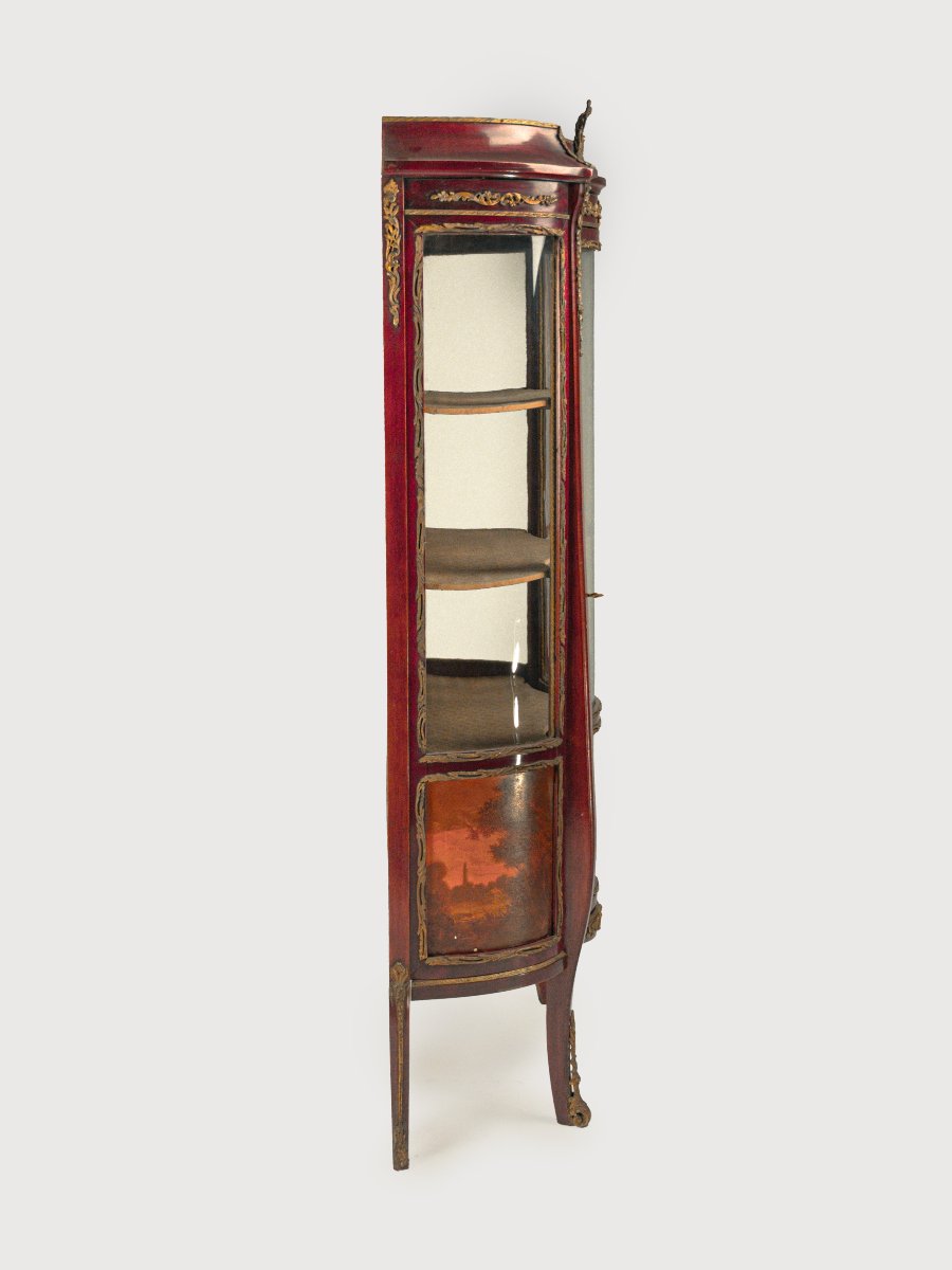 Mahogany Display Cabinet, France, Second Half Of The 19th Century,-photo-3