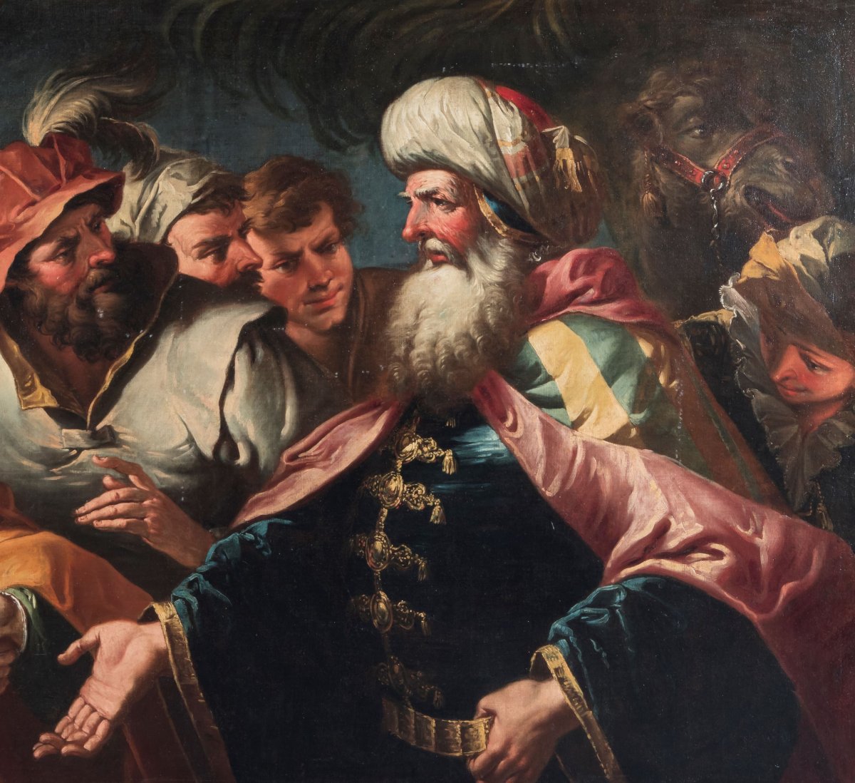 Gaspare Diziani (Belluno 1689 - Venise 1767) "Joseph vendu à Putifarre"-photo-4