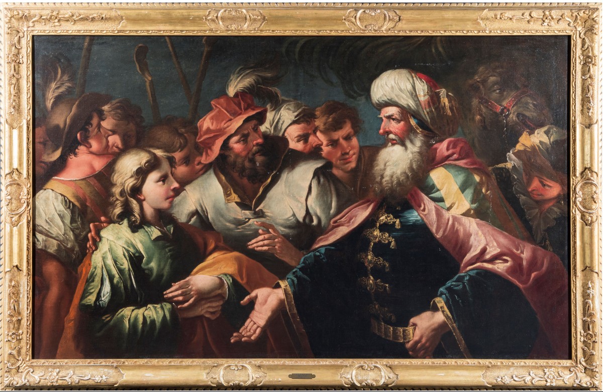 Gaspare Diziani (Belluno 1689 - Venise 1767) "Joseph vendu à Putifarre"