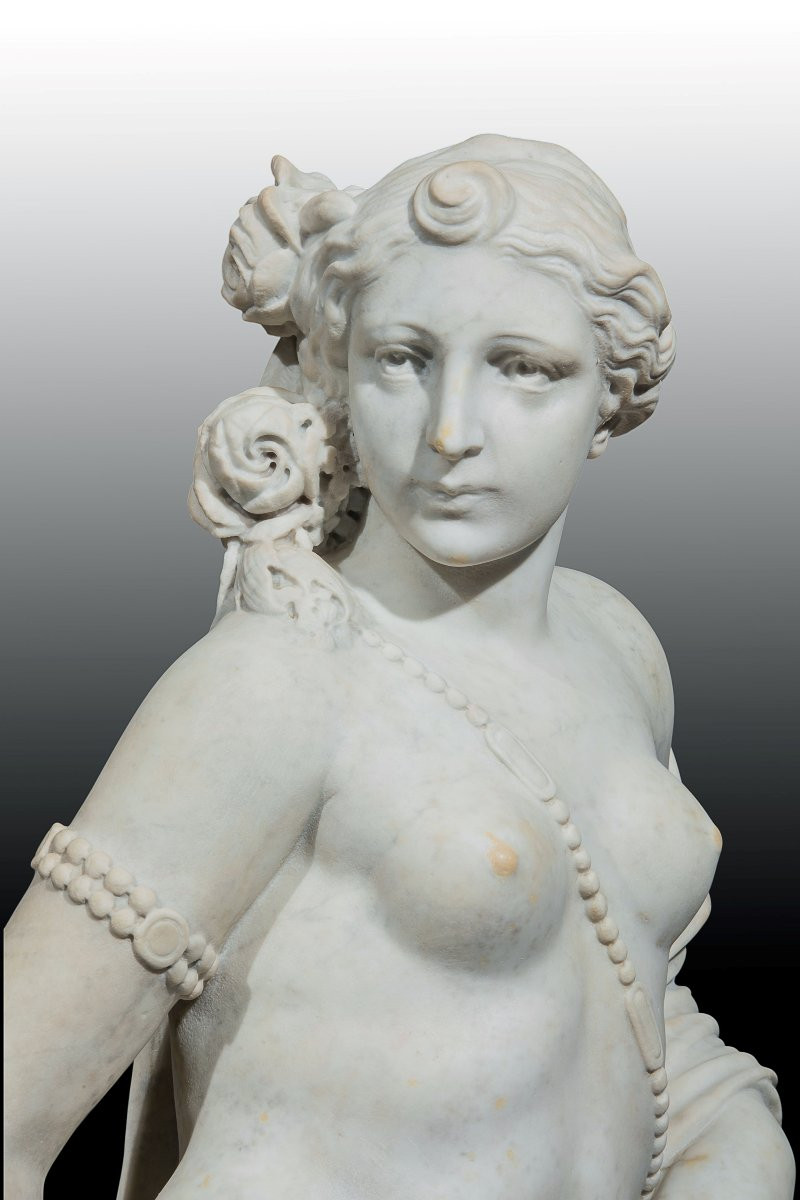 Sculpteur vénitien du XVIIIe siècle Ménade-photo-2