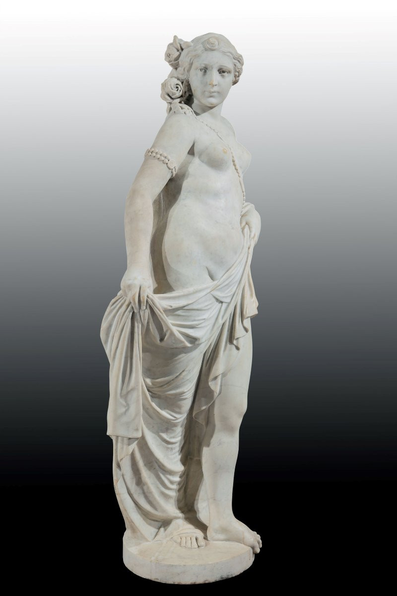 Sculpteur vénitien du XVIIIe siècle Ménade-photo-4