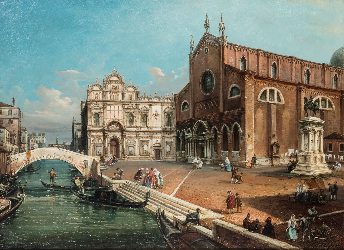 Anonyme, XIXe siècle Église San Giovanni e Paolo, Venise-photo-2