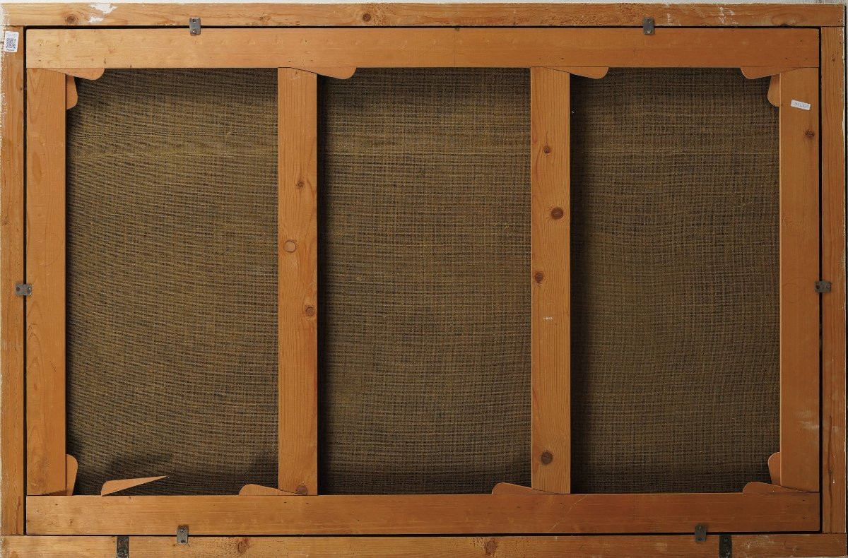 Paul Brill -  École de   - Paysage fluvial avec voyageurs-photo-2