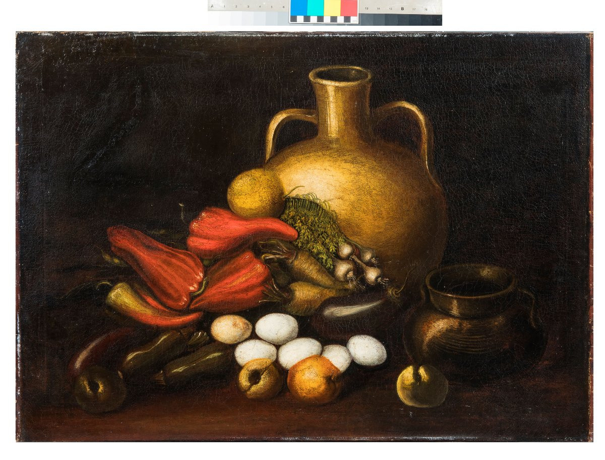 Ecole lombarde du XVIIIe/XIXe siècle A) B) "Nature morte"-photo-1