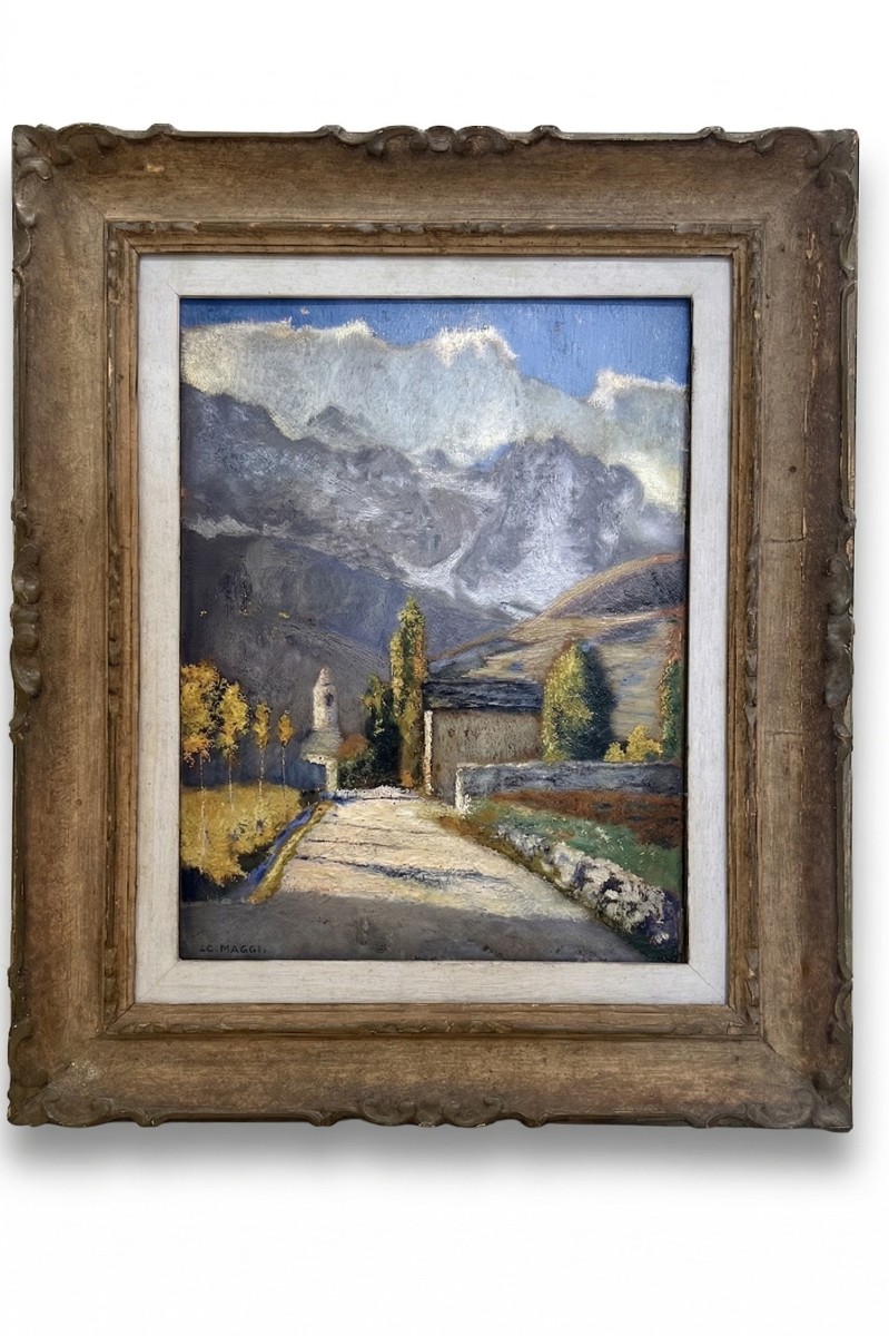 Cesare Maggi (rome 1881 - Turin 1961) Mountain Road
