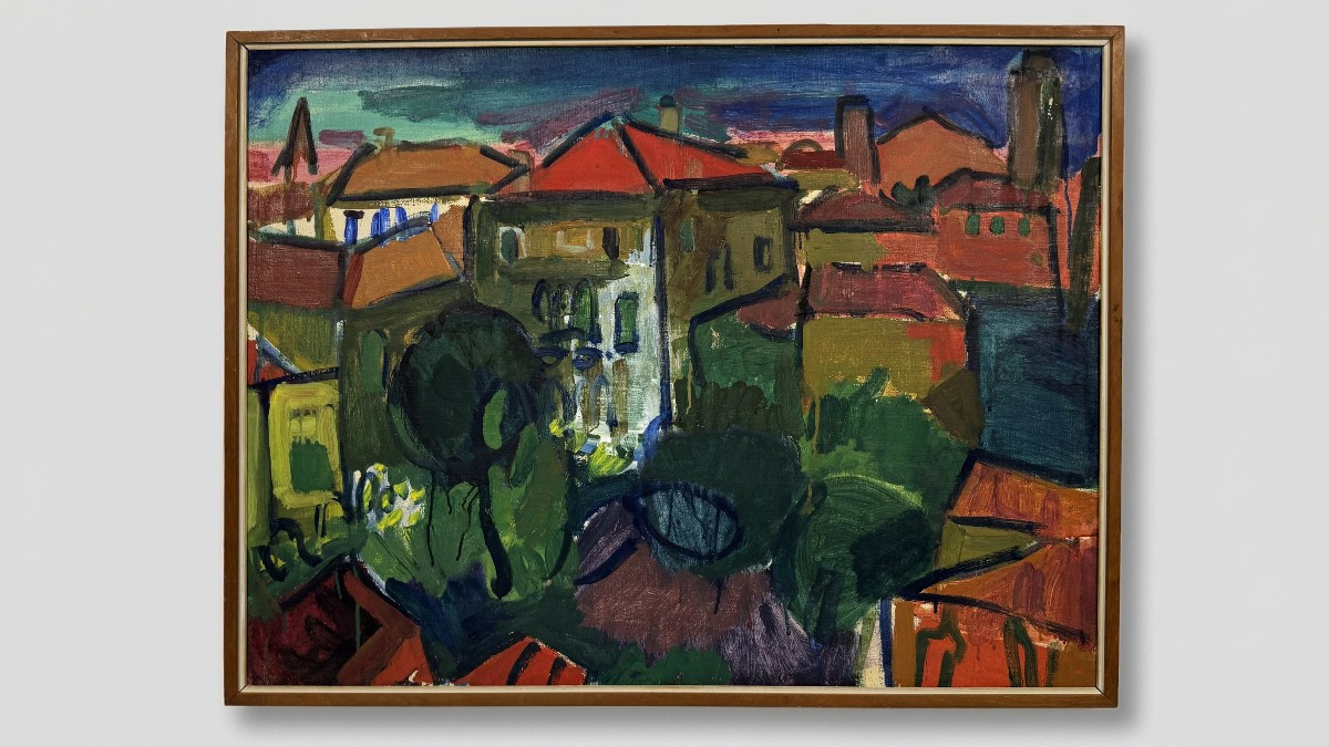 Peintre du XXe siècle, Vue de village