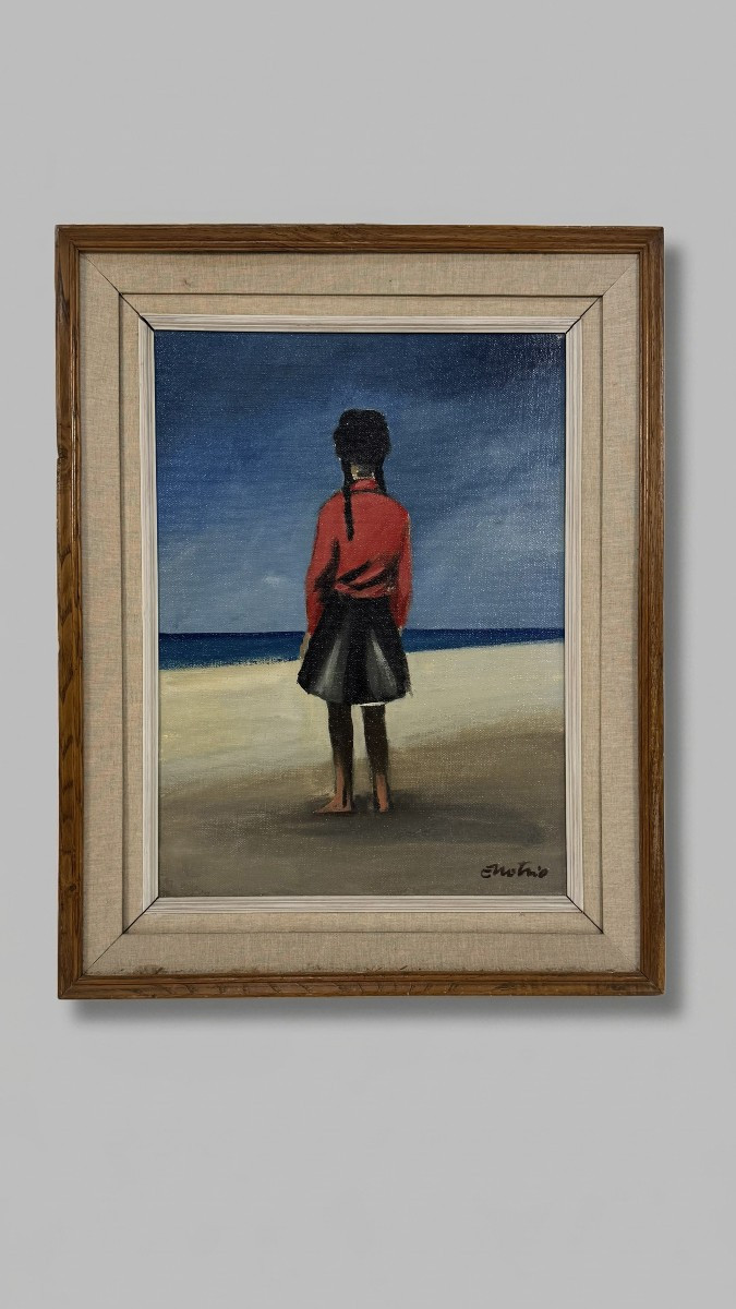 Enotrio Pugliese, Girl On The Beach, 1961
