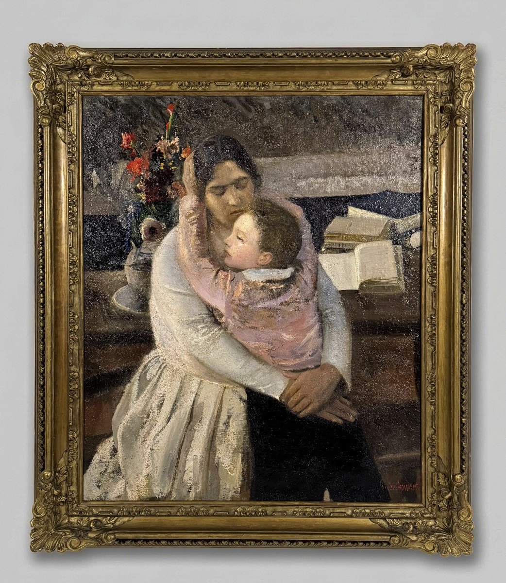 Pietro Gaudenzi, Étreinte entre une mère et sa fille