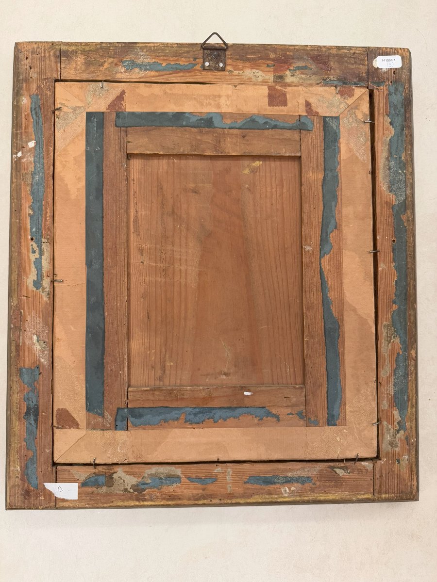 Peintre du début du XIXème siècle,  "Portrait de gentilhomme" -photo-4