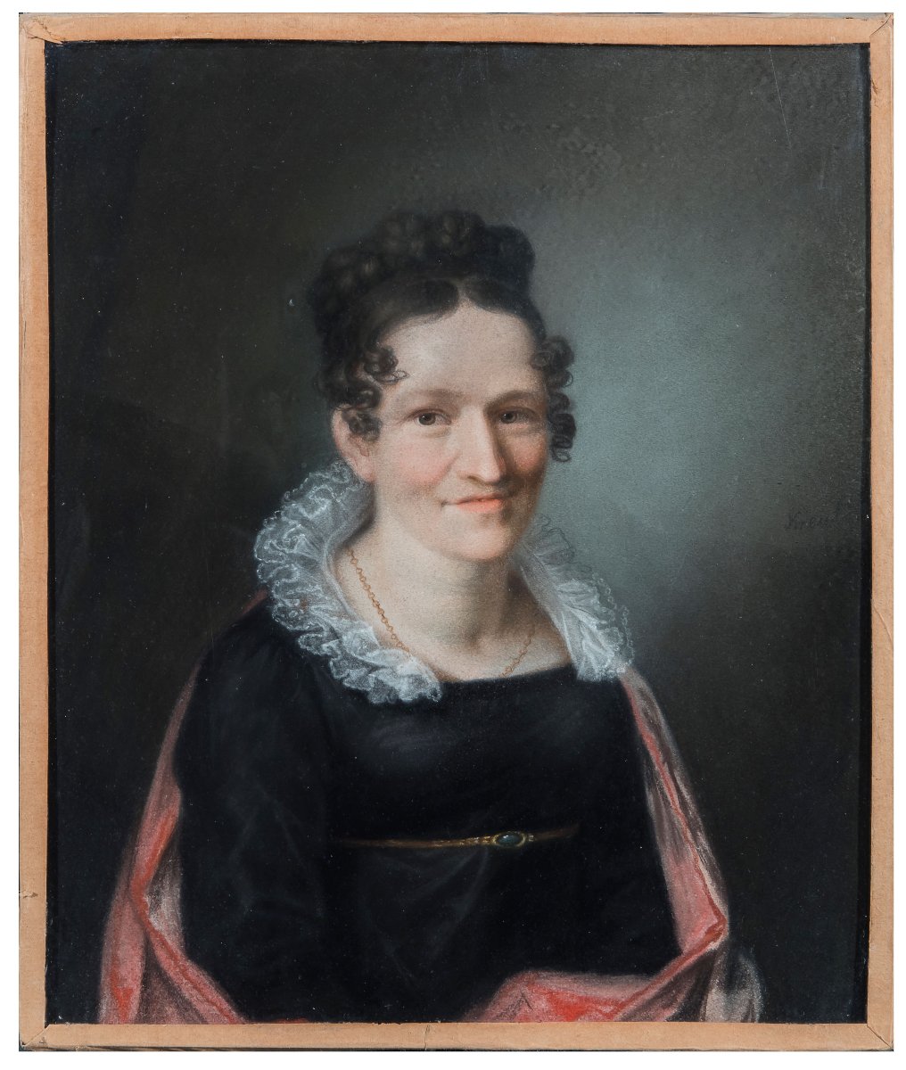 Early 19th-century Painter, "portrait Of A Gentleman"-photo-4