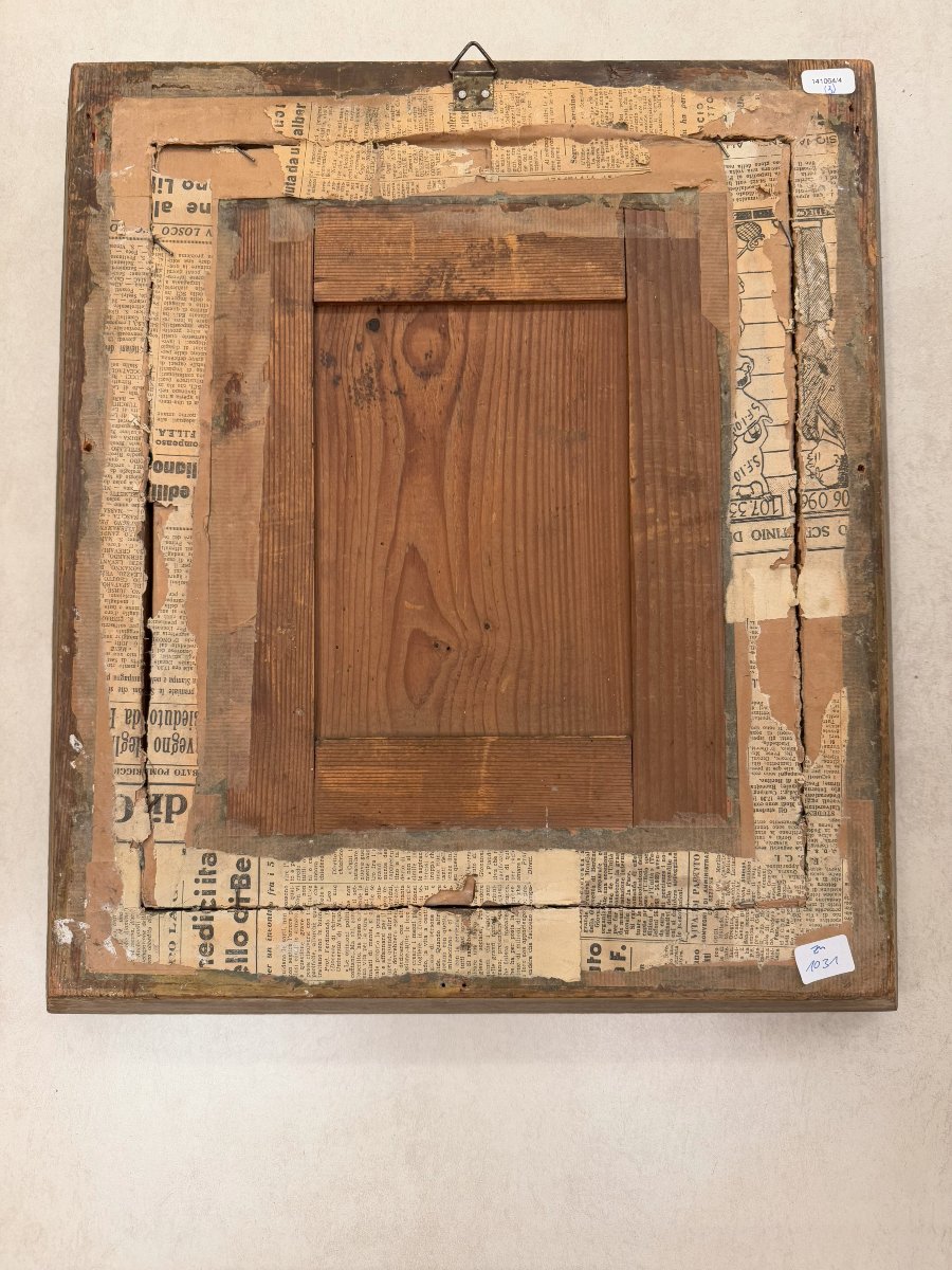 Peintre du début du XIXème siècle, "Portrait de gentilhomme" -photo-4