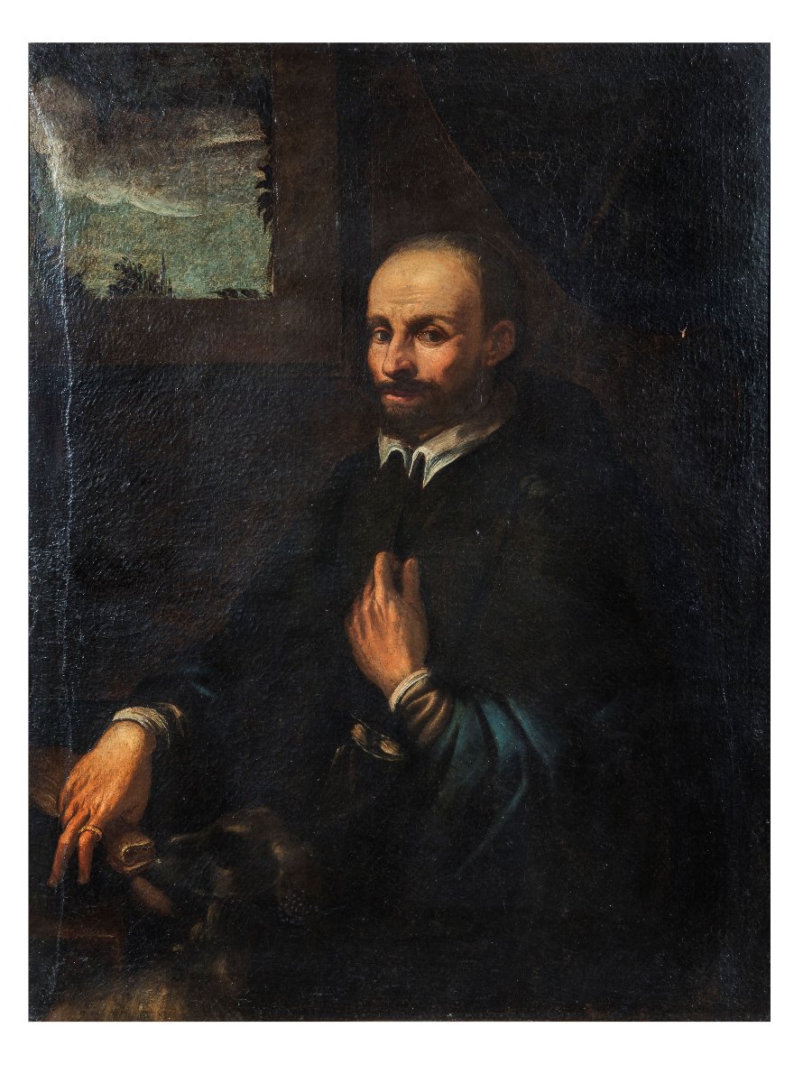 Anonymous, 17th Century, "portrait Of A Gentleman"-photo-3