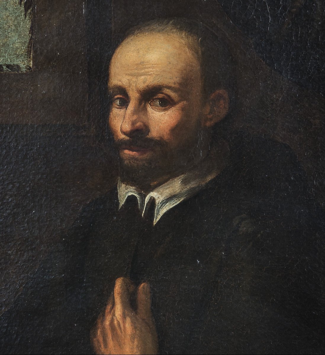 Anonymous, 17th Century, "portrait Of A Gentleman"-photo-4